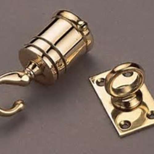 Barrier Rope Wall Fitting Brass Or Silver