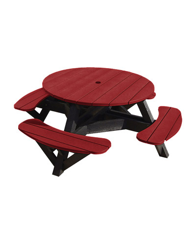 Picnic Tables With Black Frames