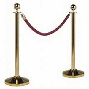 Brass Barrier Post