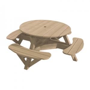 Picnic Tables With Coloured Frames